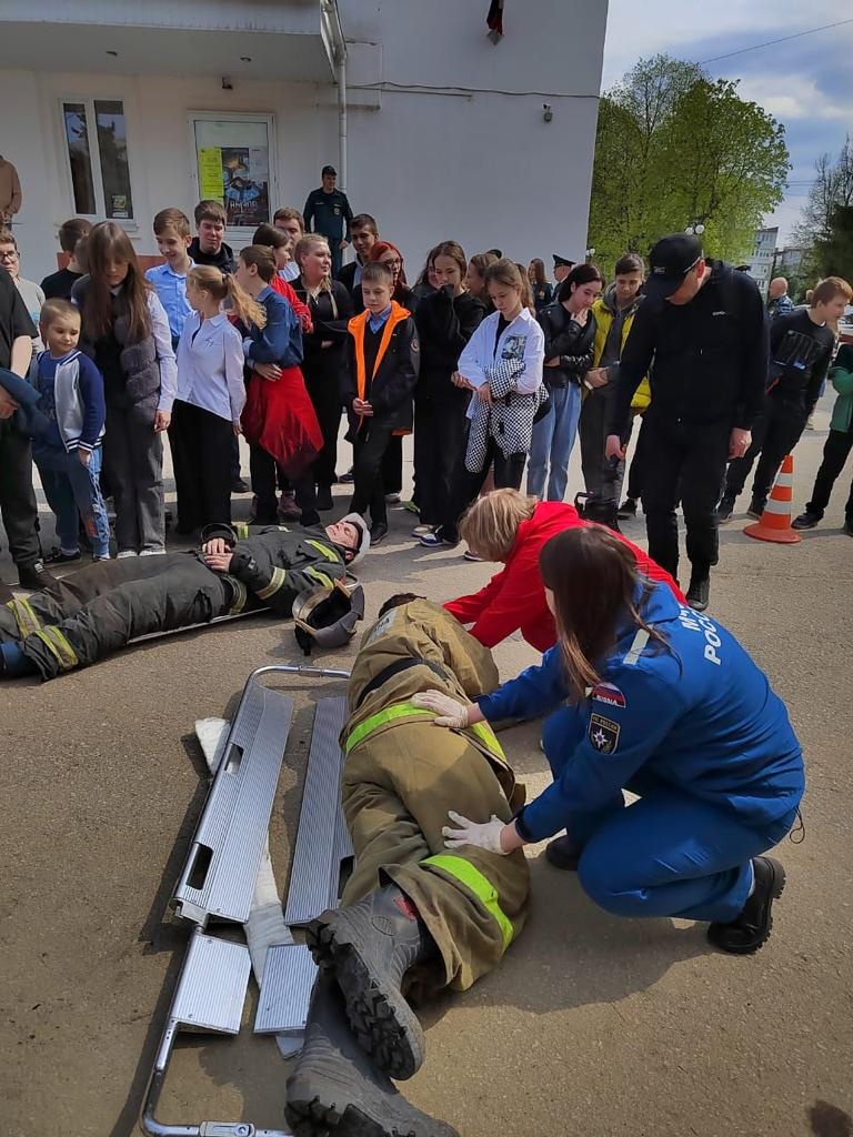 Мероприятие, посвященное 373-й годовщине со дня образования пожарной охраны России